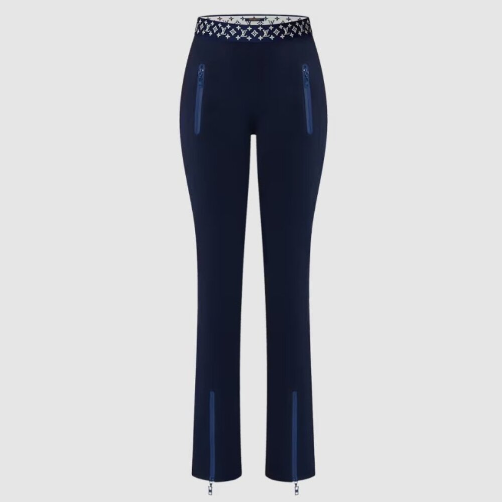 LOUIS VUITTON FLIGHT MODE LEGGINGS 1A9L1H NAVY BLUE SIZE 40 (M-L) PRELOVED